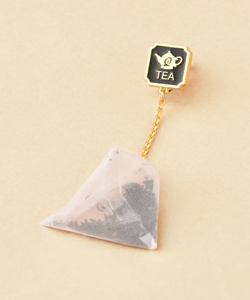 Tea Bag Clip-On Earring (1 Piece)【Japan Jewelry】