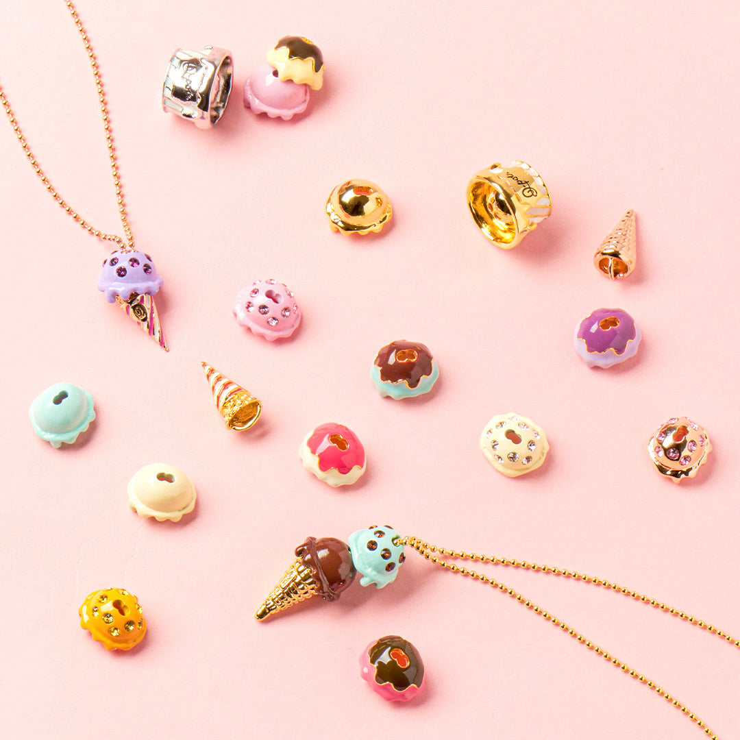 Ice Cream Charm (Pink Gold)【Japan Jewelry】