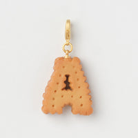 Initial Plain Cookie Charm【Japan Jewelry】