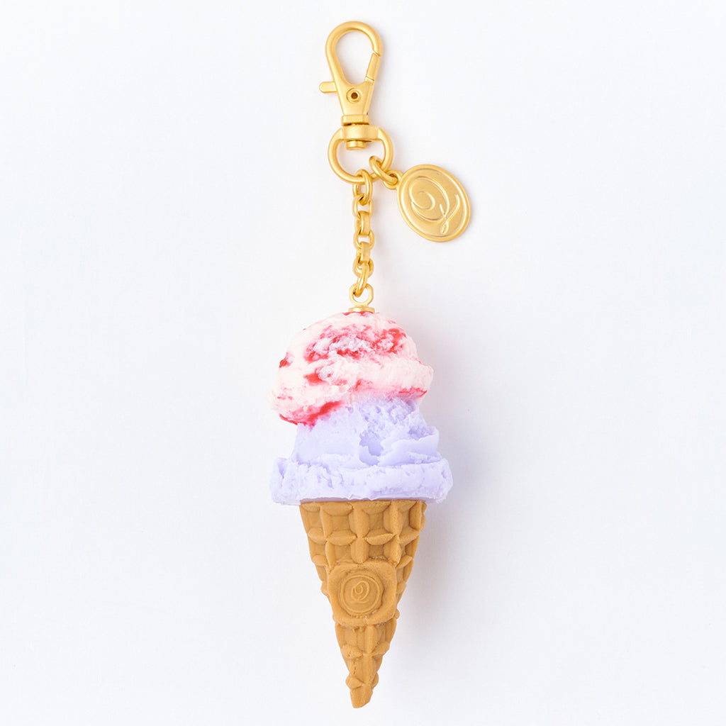 Strawberry Mable & Blueberry Milk Double Ice Cream Bag Charm【Japan Jewelry】