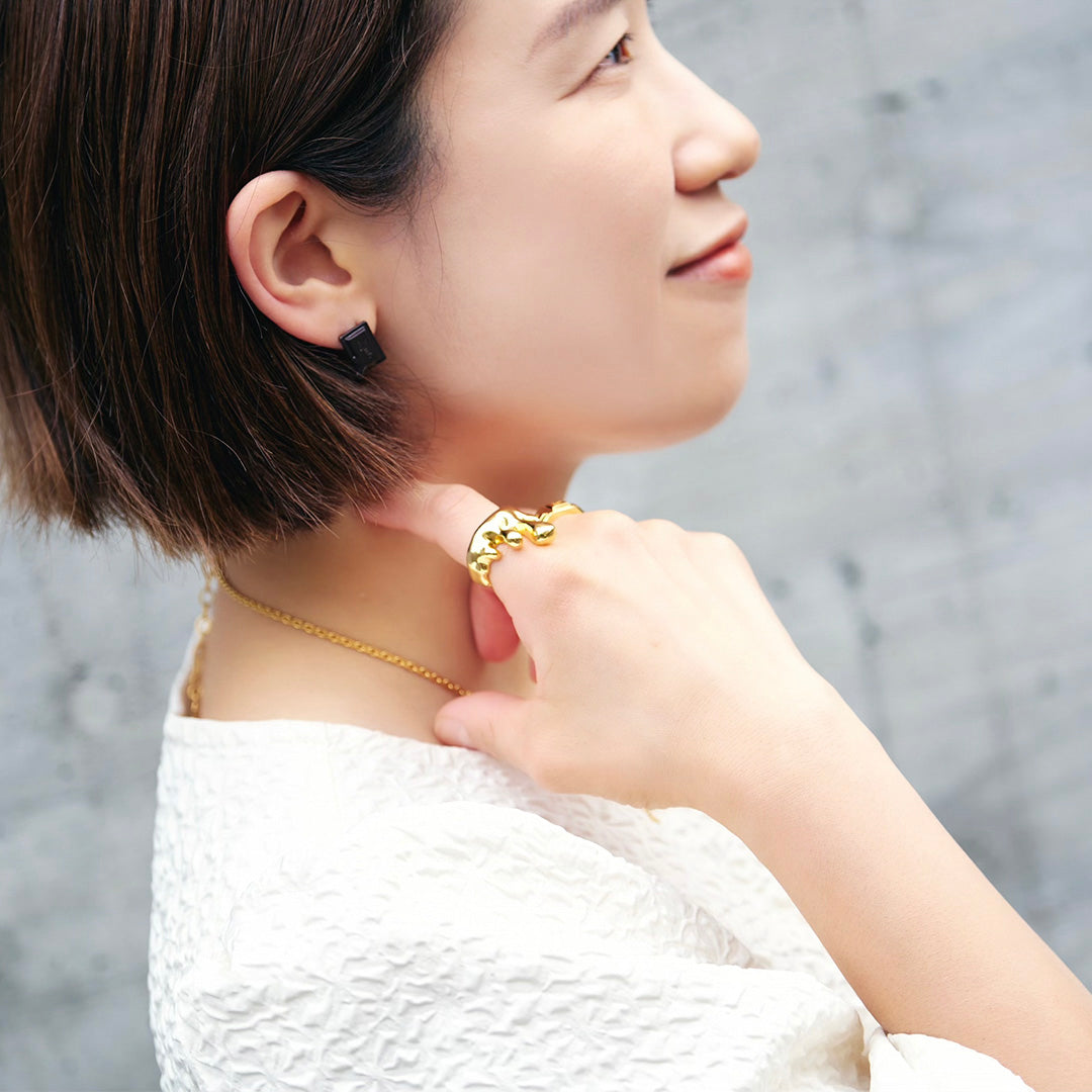 Melt Ring (Gold)【Japan Jewelry】