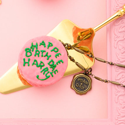 【Harry Potter × Q-pot. collaboration】HAPPEE BIRTHDAE HARRY CAKE Necklace【Japan Jewelry】