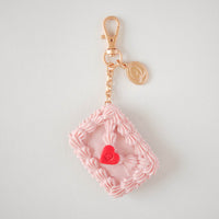 Strawberry Love Letter Cake Bag Charm【Japan Jewelry】