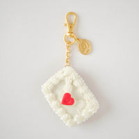 Milk Love Letter Cake Bag Charm【Japan Jewelry】