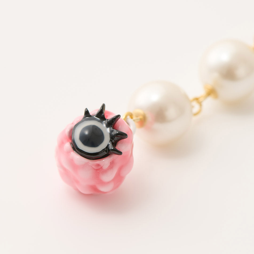 Sweet Pink Melty Monster Pierced Earring (1 PIece)【Japan Jewelry】