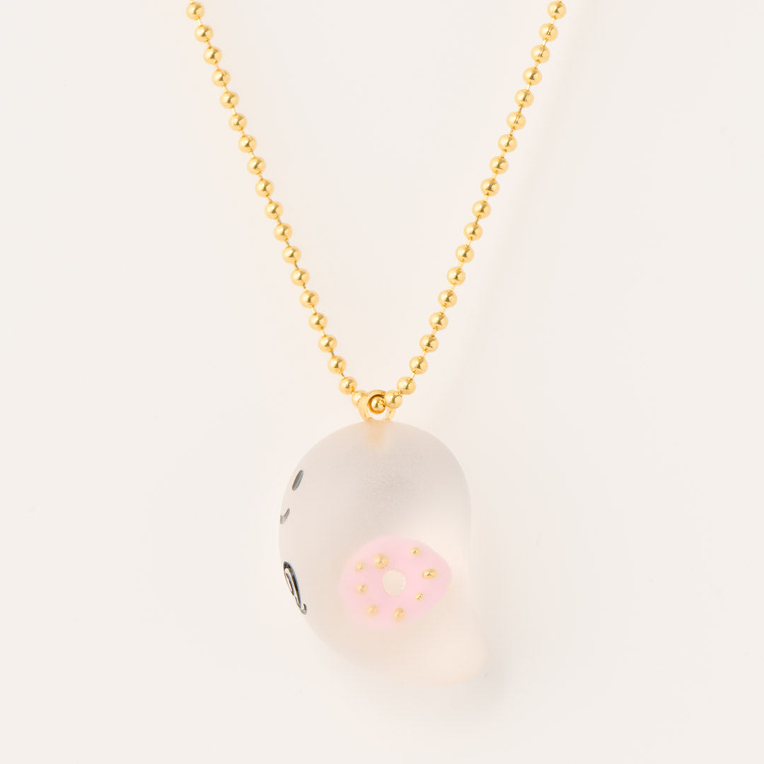 Trick Ghost “Strawberry Nuts Doughnut” Necklace【Japan Jewelry】