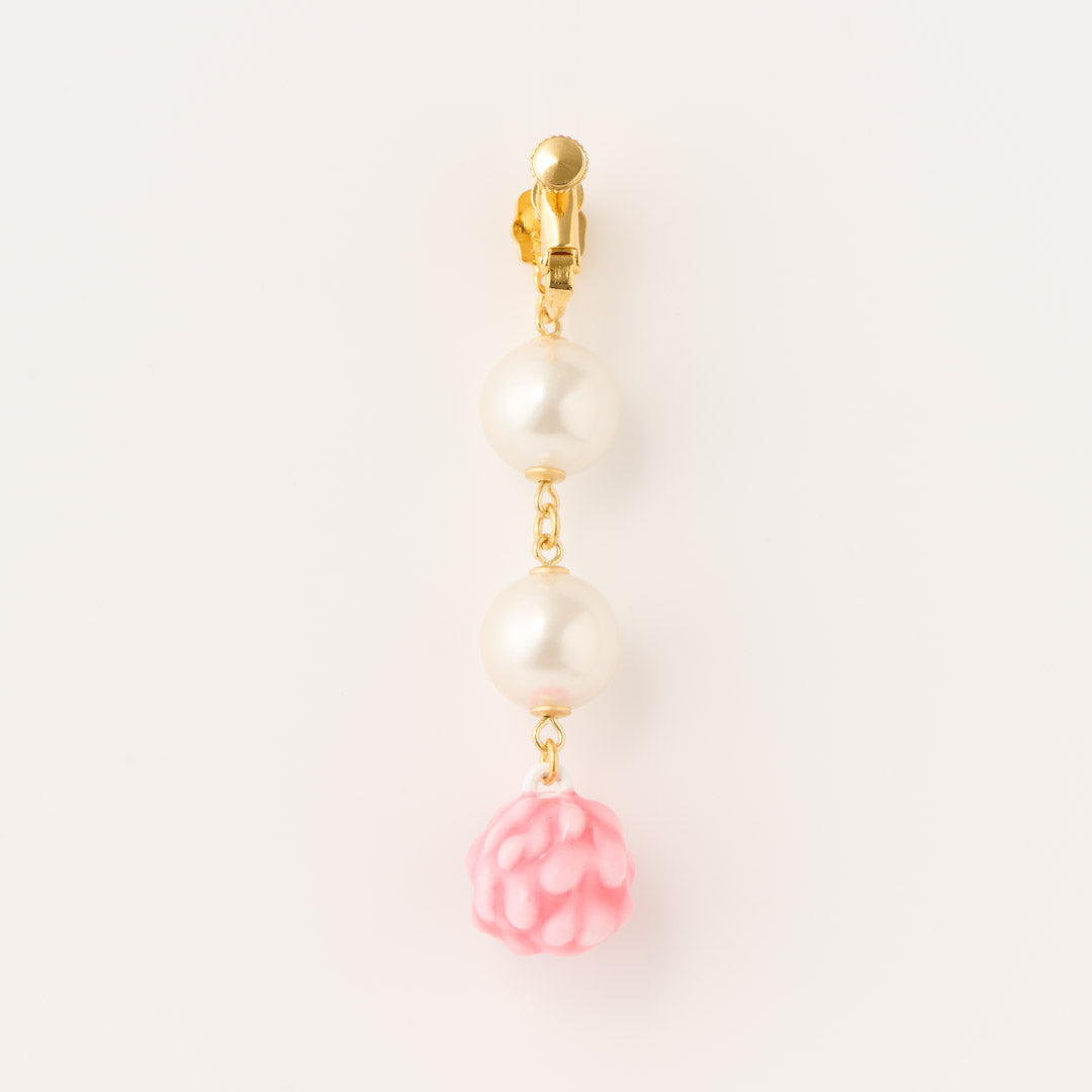 Sweet Pink Melty Monster Clip-On Earring (1 PIece)【Japan Jewelry】