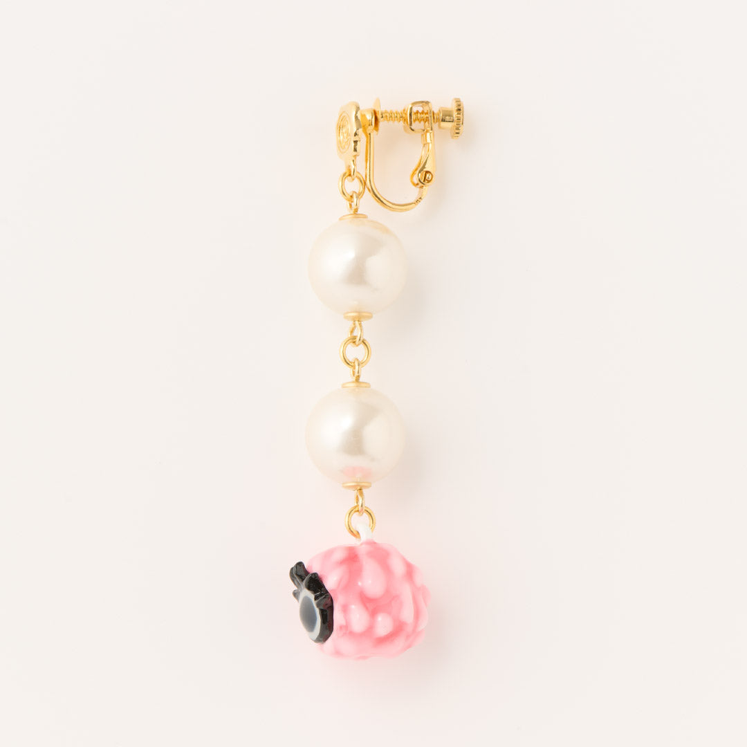 Sweet Pink Melty Monster Clip-On Earring (1 PIece)【Japan Jewelry】