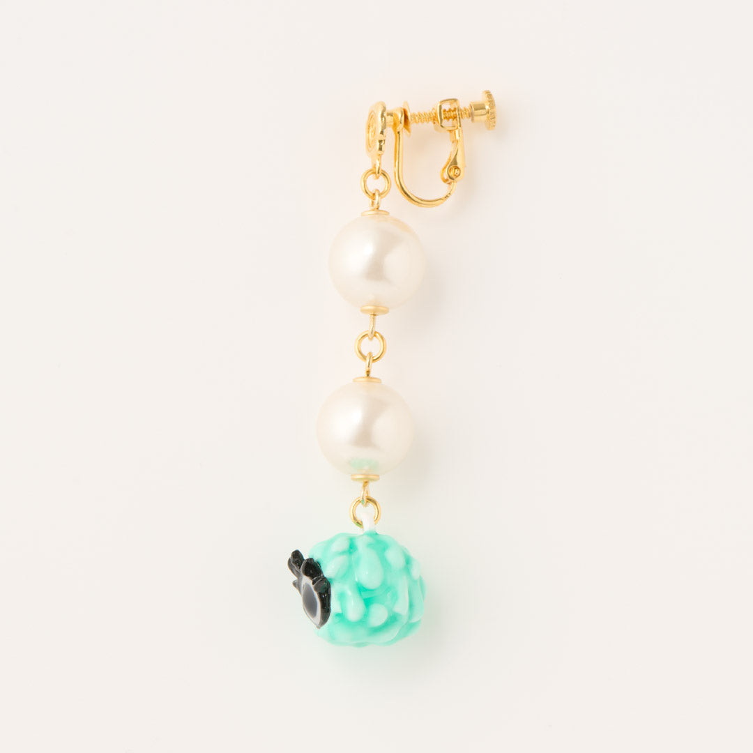 Cool Mint Melty Monster Clip-On Earring (1 PIece)【Japan Jewelry】