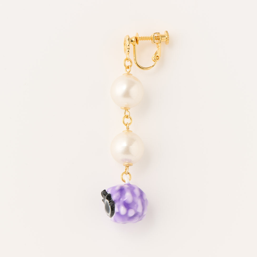 Purple Pop Melty Monster Clip-On Earring (1 PIece)【Japan Jewelry】