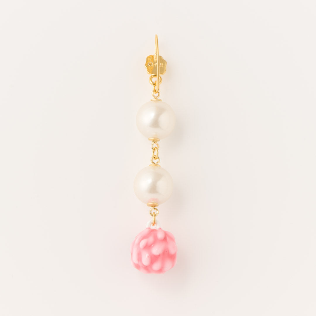 Sweet Pink Melty Monster Pierced Earring (1 PIece)【Japan Jewelry】