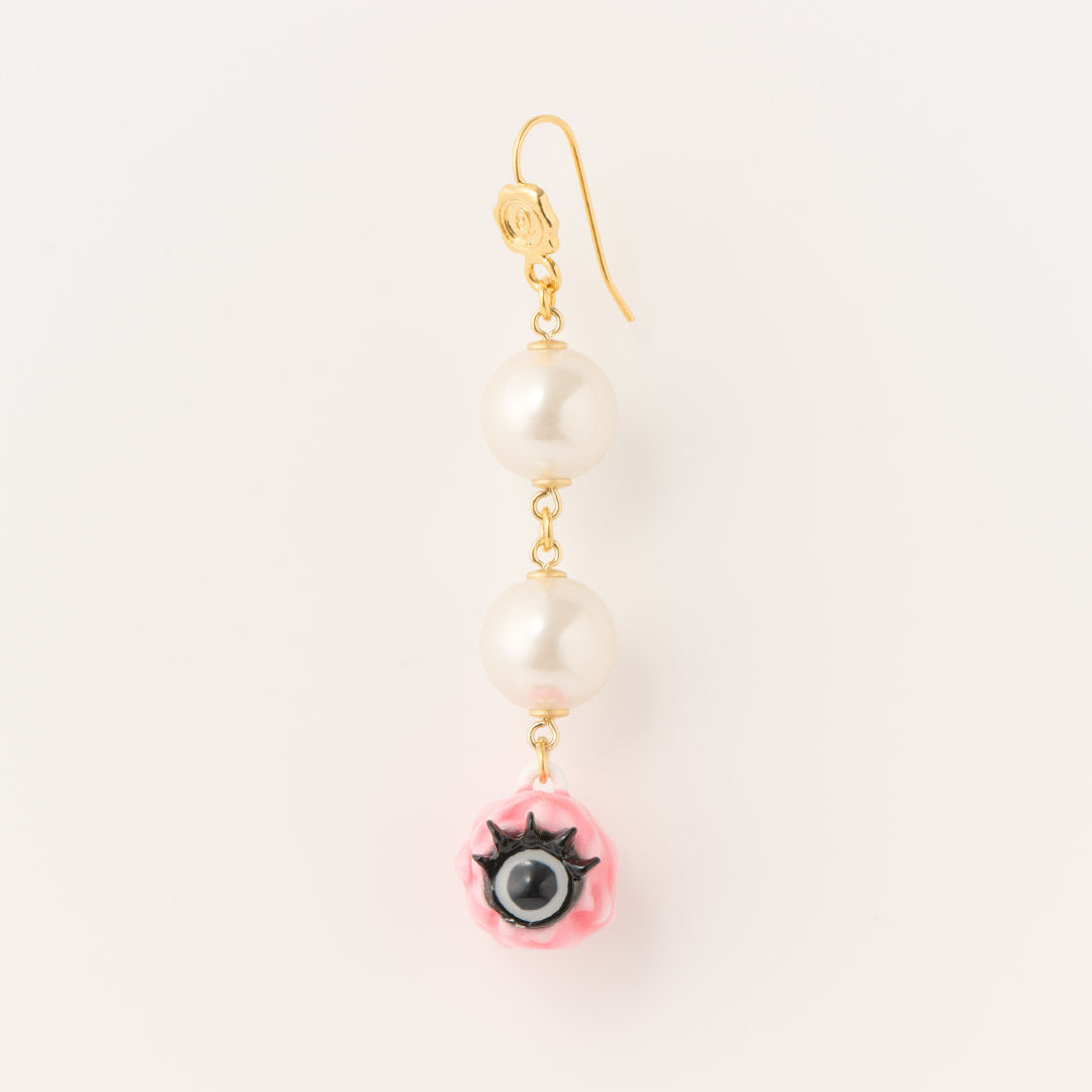 Sweet Pink Melty Monster Pierced Earring (1 PIece)【Japan Jewelry】