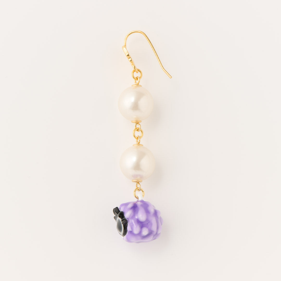 Purple Pop Melty Monster Pierced Earring (1 PIece)【Japan Jewelry】