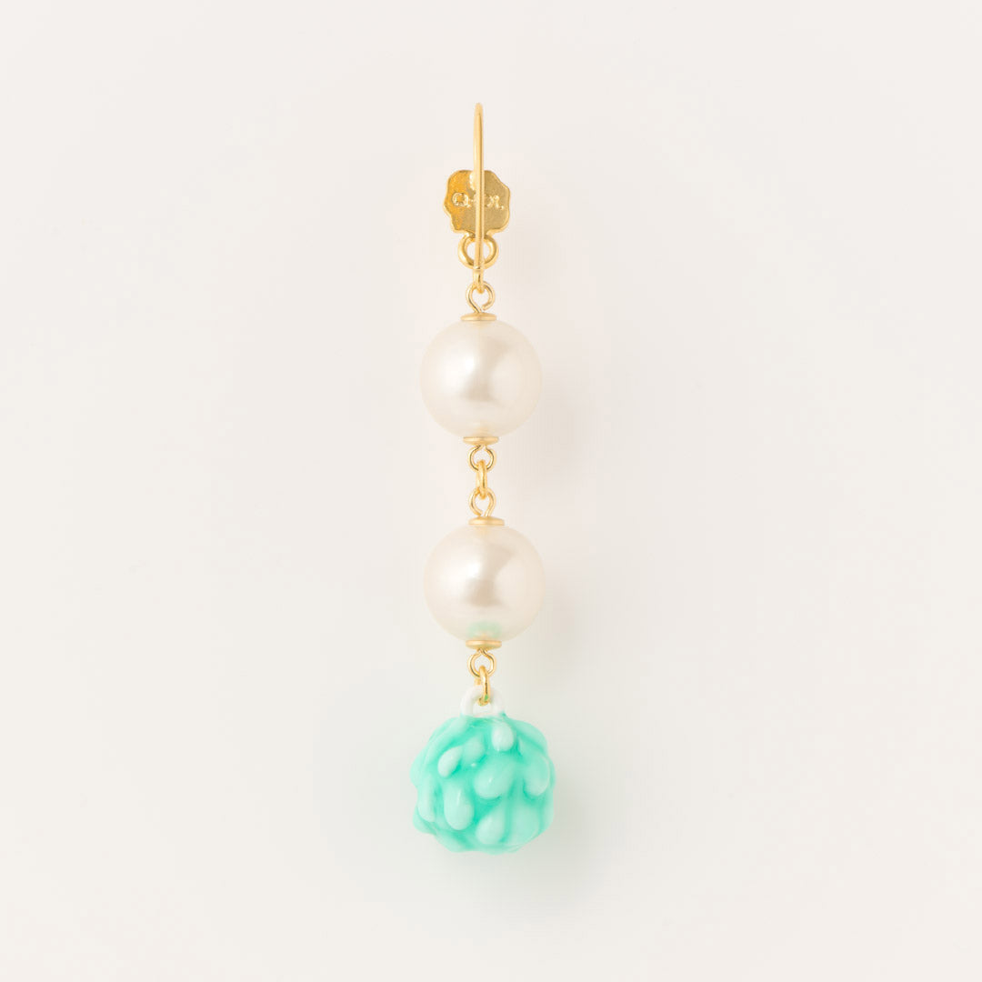 Cool Mint Melty Monster Pierced Earring (1 PIece)【Japan Jewelry】