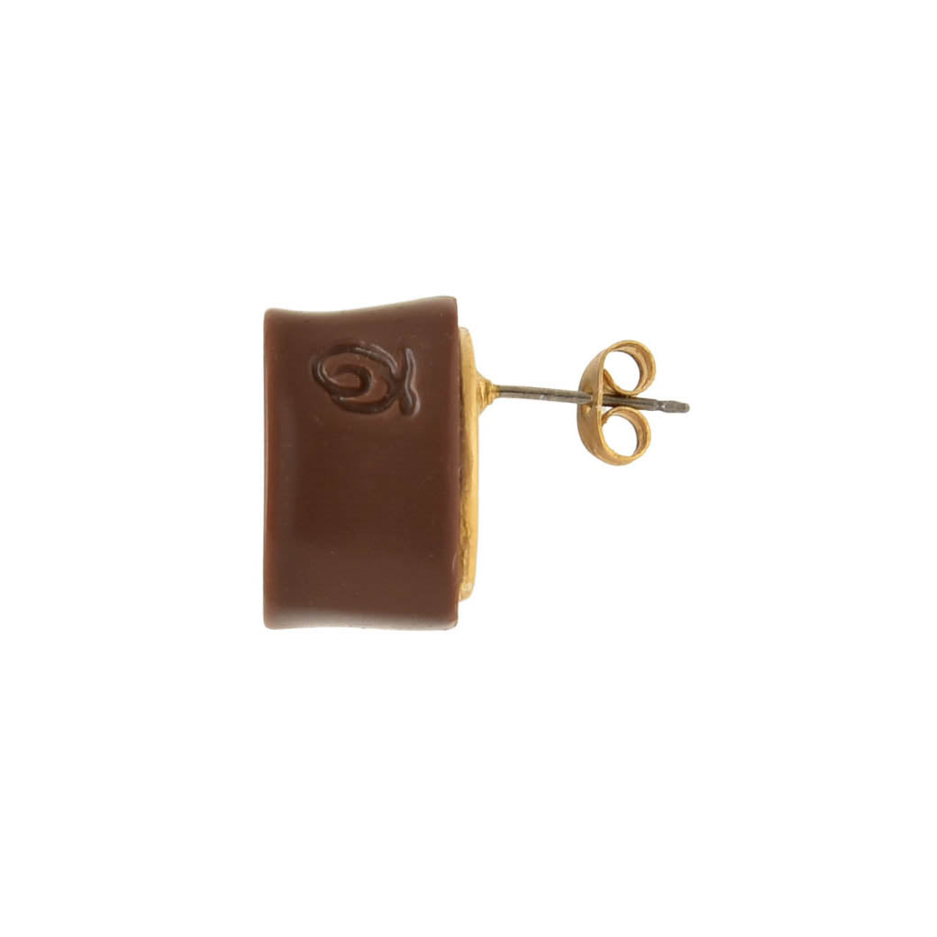 Melty Chocolat Leg Pierced Earring (1 Piece)【Japan Jewelry】