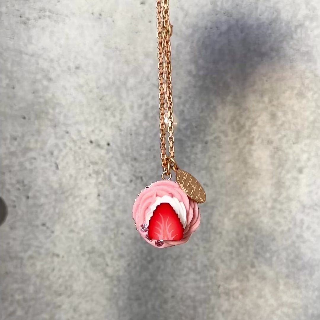 Strawberry Mont Blanc Necklace【Japan Jewelry】 – Japan Jewelry