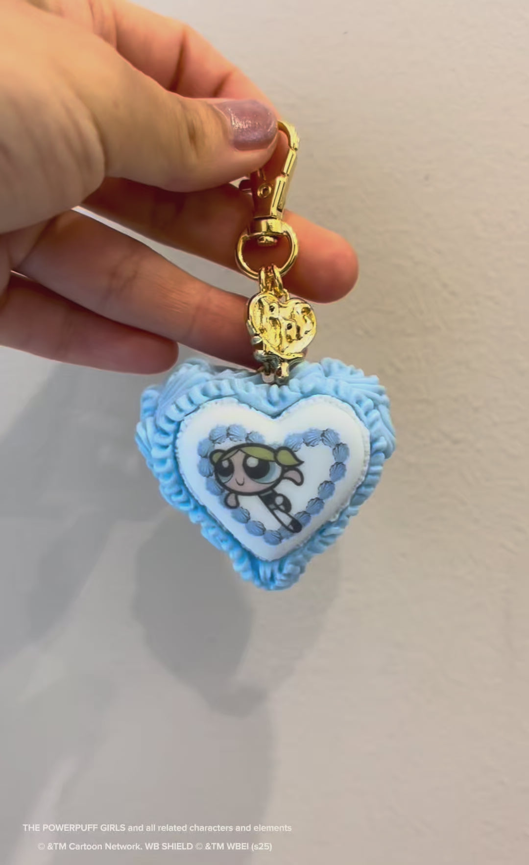 The Powerpuff Girls Collaboration】Bubbles Sweet Cake Bag Charm