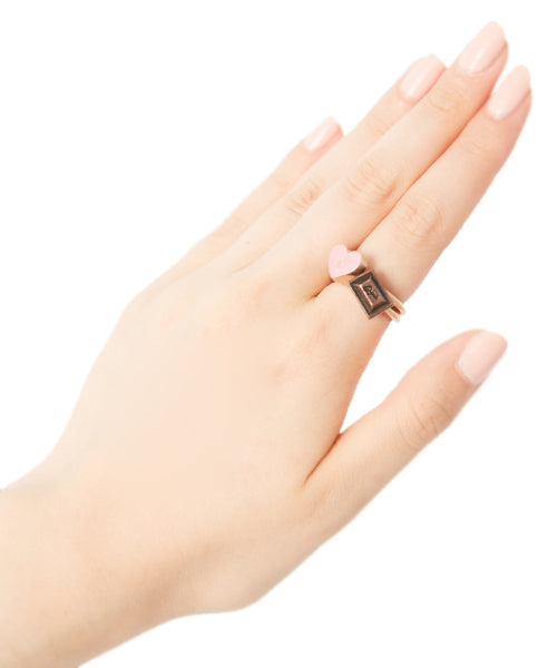 Chocolate Lovers Rings Set (Pink / US5)【Japan Jewelry】