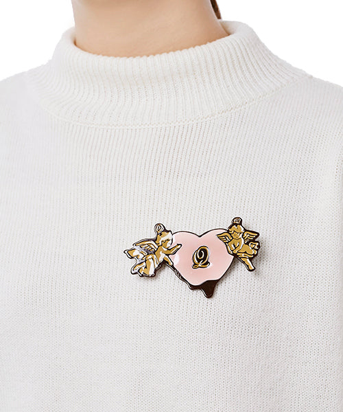 Q-pot.×Q-pid. Melty Heart Brooch【Japan Jewelry】