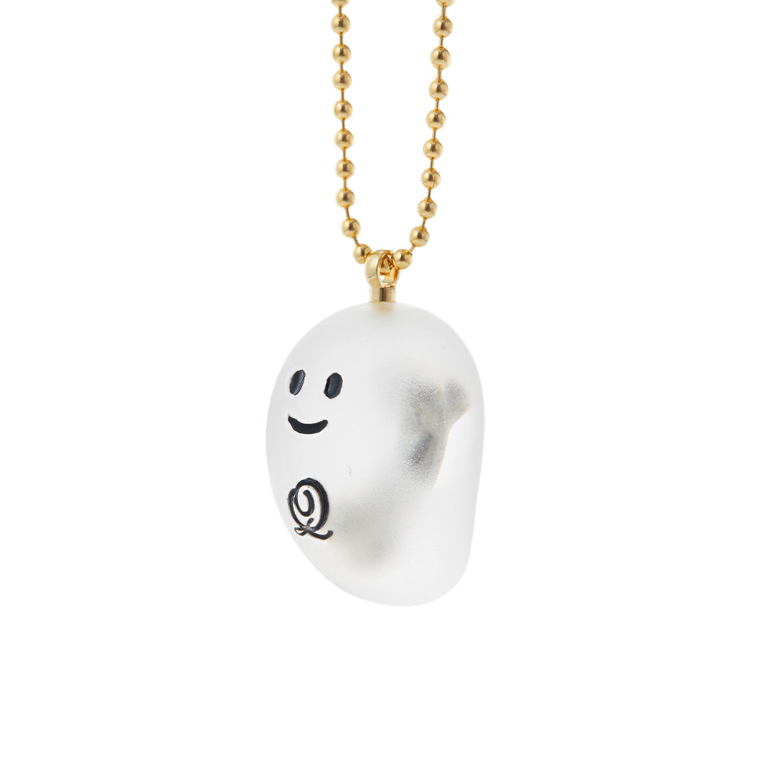 Trick Ghost Ate Meat Chop Necklace【Japan Jewelry】