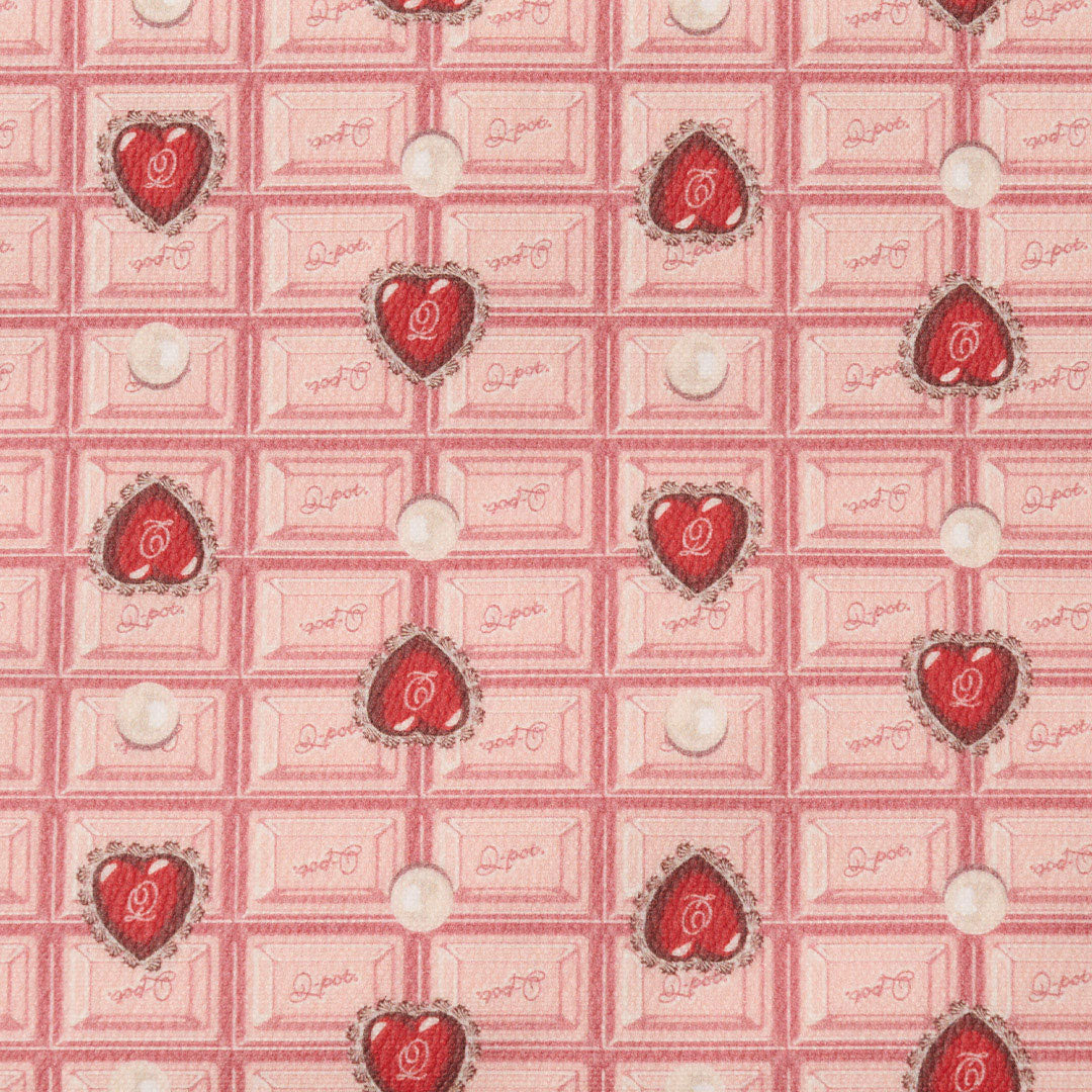 Heart Strawberry Chocolate Mini Crossbody Leather Bag【Japan Jewelry】