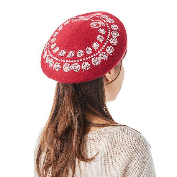 Whipped Cream Beret (Red)【Japan Jewelry】