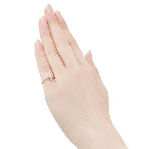 【10K-Pink Gold】Melty Heart Ring