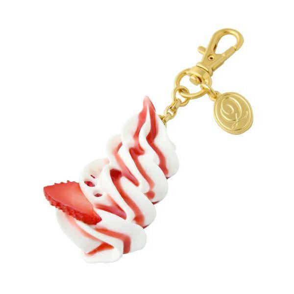 Fresh Cream with Strawberry Sauce Bag Charm【Japan Jewelry】