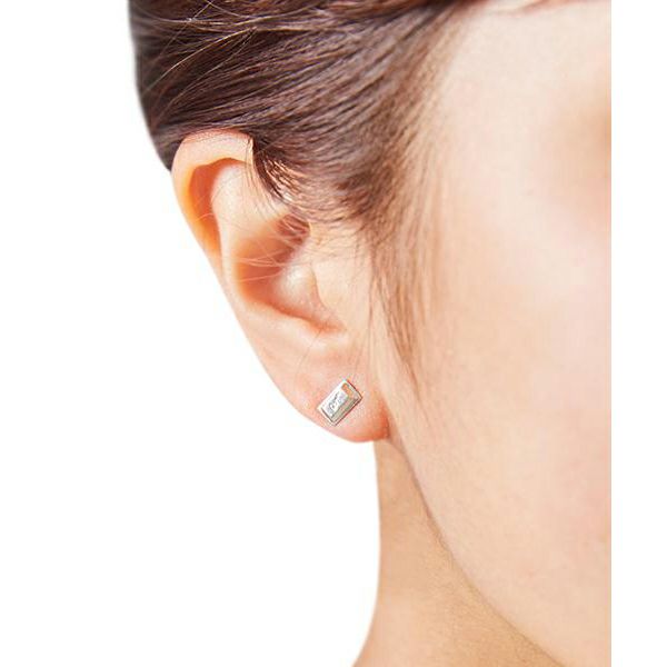 【Silver925】Petit Chocolate Pierced Earring (1 Piece)