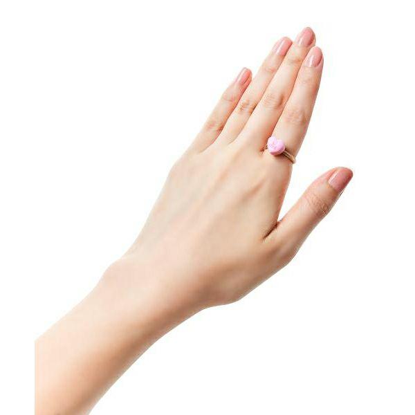 Love Tablet Ring (Pink)【Japan Jewelry】