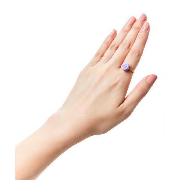 Hope Tablet Ring (Purple)【Japan Jewelry】
