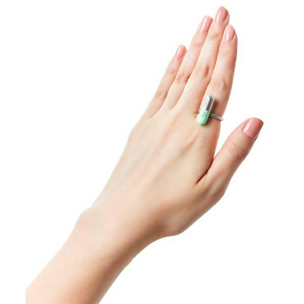 Wish Capsule Ring (Mint Green)【Japan Jewelry】