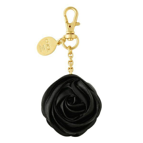 Black Rose Macaron Bag Charm【Japan Jewelry】