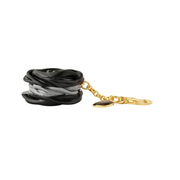 Black Rose Macaron Bag Charm【Japan Jewelry】