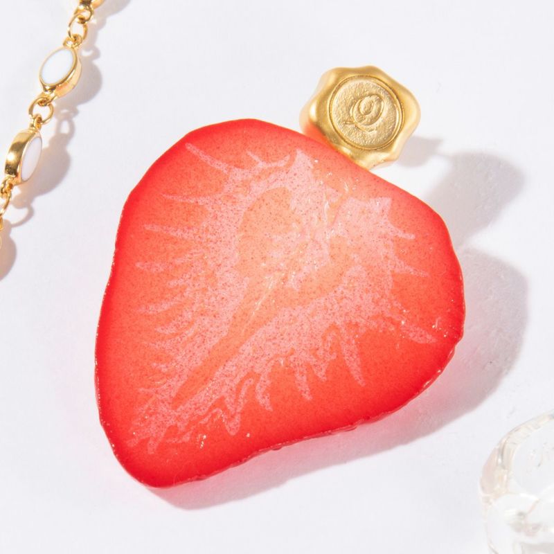Chocolate × Strawberry Leather Mini Boston Bag【Japan Jewelry】 – Japan  Jewelry Brand Q-pot. International Online Shop
