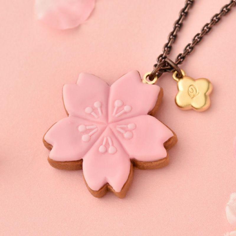 SAKURA Sugar Cookie Necklace【Japan Jewelry】
