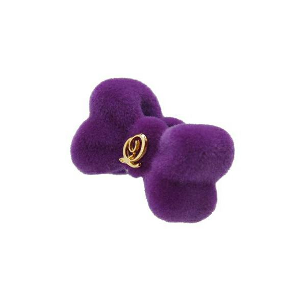 Velvet Ribbon Charm (Purple)【Japan Jewelry】