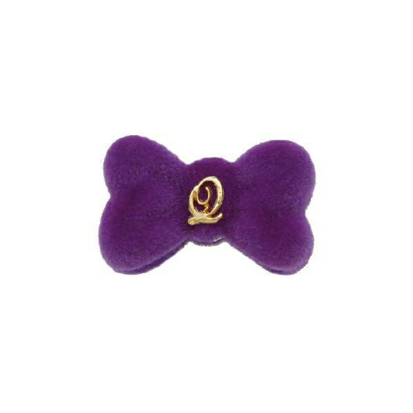 Velvet Ribbon Charm (Purple)【Japan Jewelry】