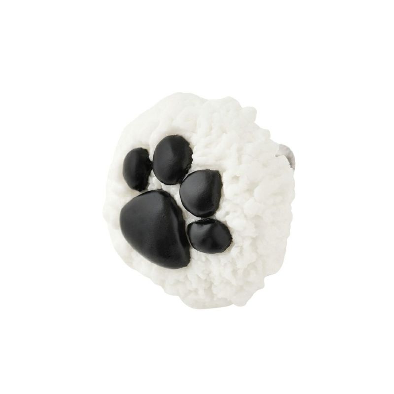 Polar Bear’s Paw White Chocolate Cookie Clip-On Earring (1 Piece)【Japan Jewelry】