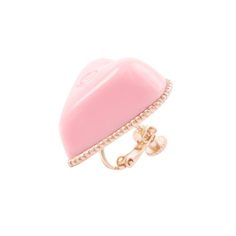 Finest Amour Chocolat Clip-On Earring (Pink / 1 Piece)【Japan Jewelry】