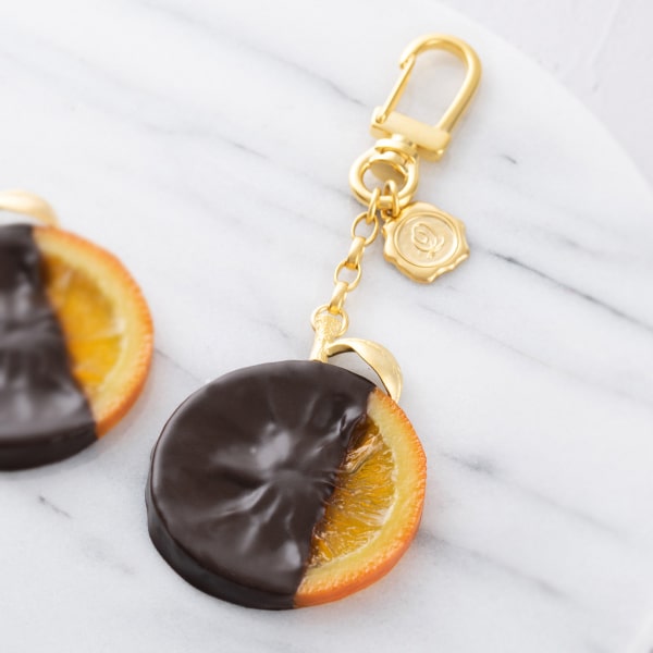 Chocolate Covered Orange Key Holder【Japan Jewelry】