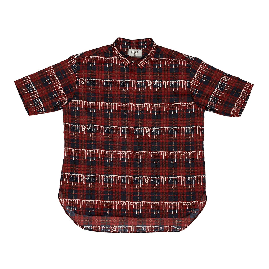 【Poppy × Q-pot.】Button Up Shirt (Red)