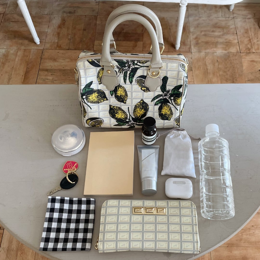 White Chocolate × Honey Lemon Mini Boston Bag【Japan Jewelry】