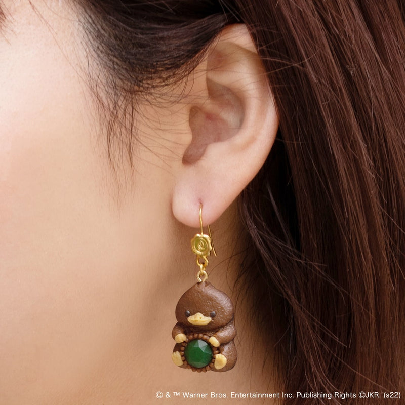 【Fantastic Beasts × Q-pot. Jewelry】Baby Niffler/Jewel Cookie Pierced Earring (1 Piece)