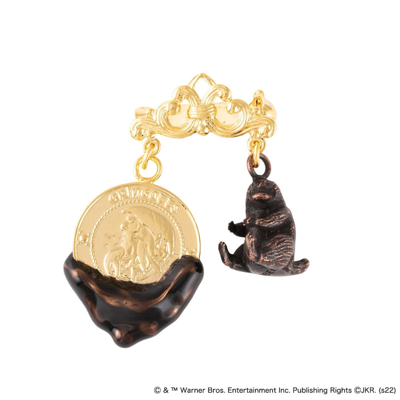 【Fantastic Beasts × Q-pot. Jewelry】Niffler/Coin Chocolate Brooch