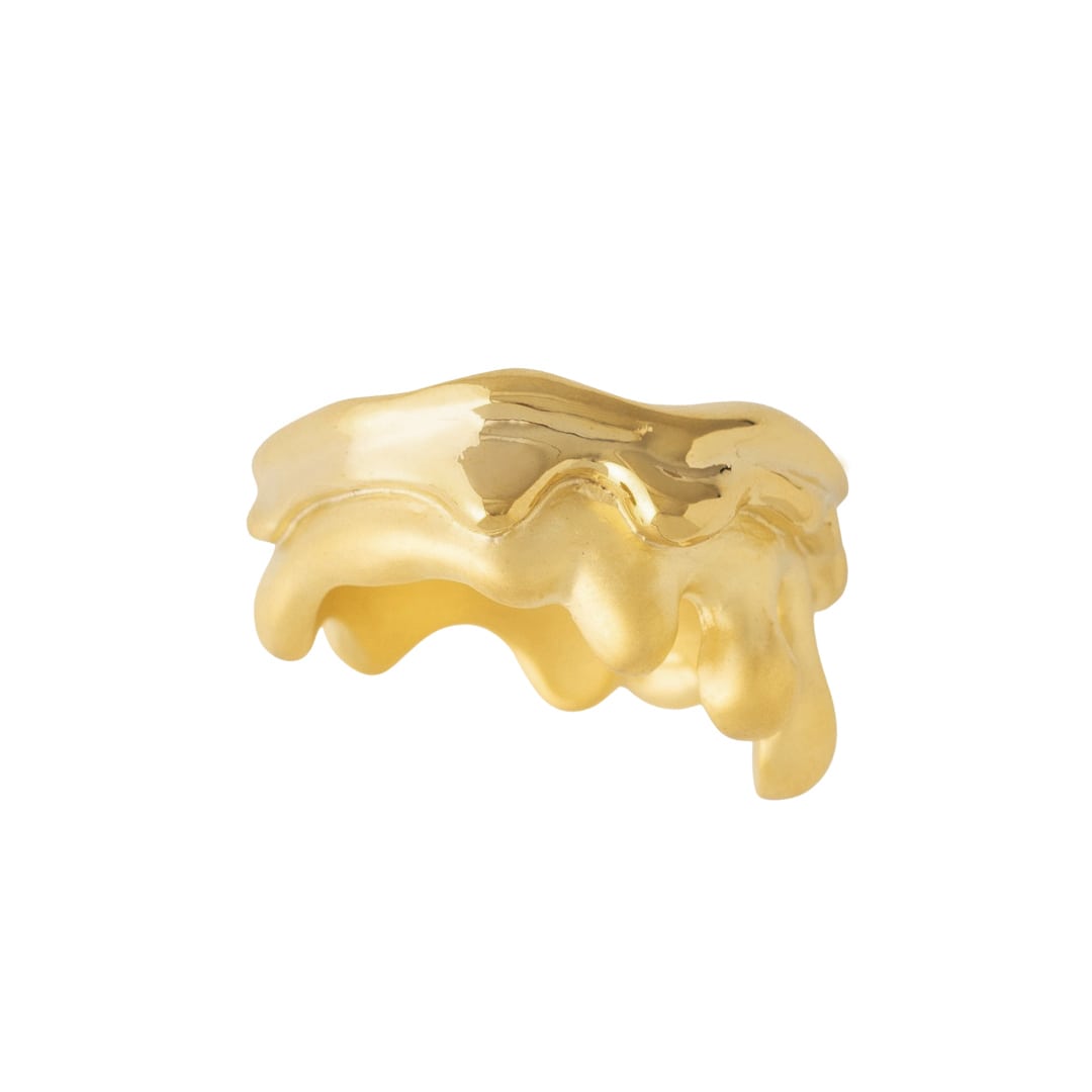 Melty Melt Ring (Yellow Gold)【Japan Jewelry】