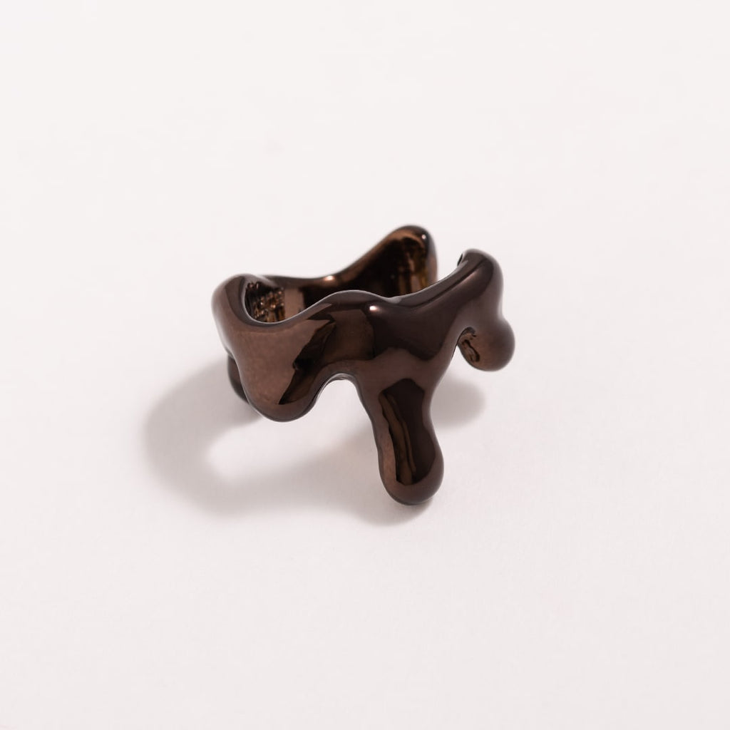 Melty Melt Ear Cuff (Brown)【Japan Jewelry】