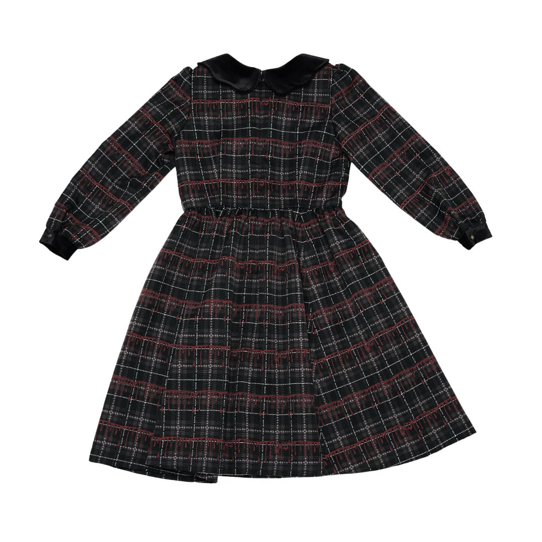 【Poppy Collaboration】Puff Sleeve Dress (Black)