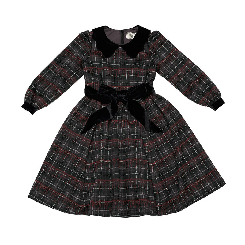 【Poppy Collaboration】Puff Sleeve Dress (Black)