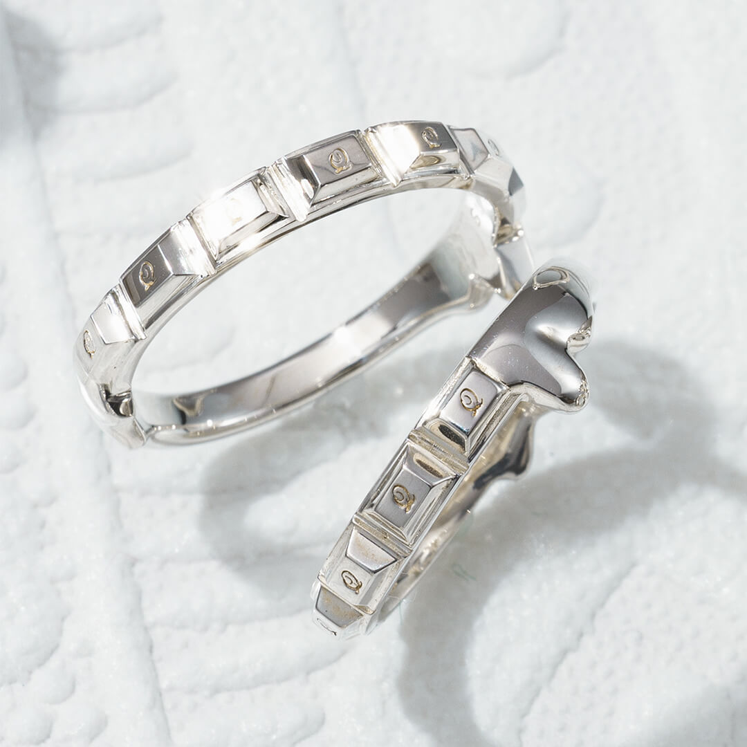 【925 Silver】Chocolate Bar Ring【Japan Jewelry】